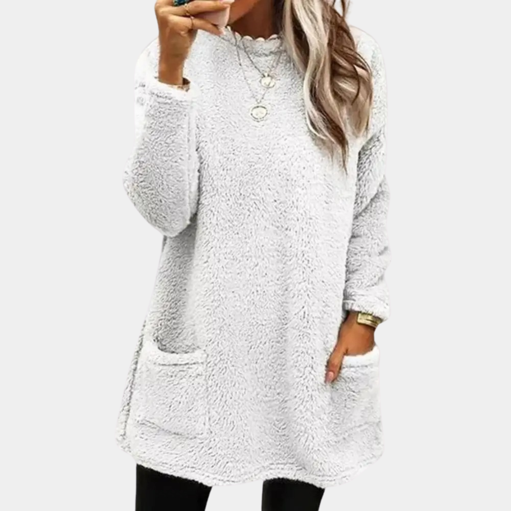 Brooklyn | Cozy Pocket Detail Everyday Sweatshirt