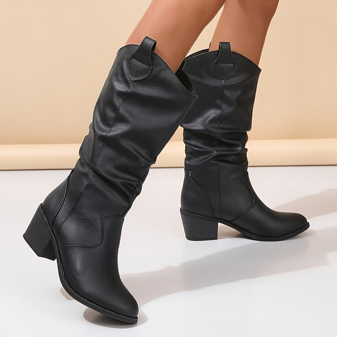 Eleanor | Vintage-Inspired Wide-Calf Cowboy Boots