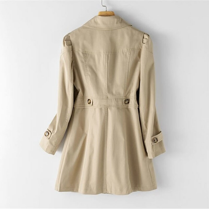 Charlotte | Classic Mid-Length Weatherproof Trench Coat