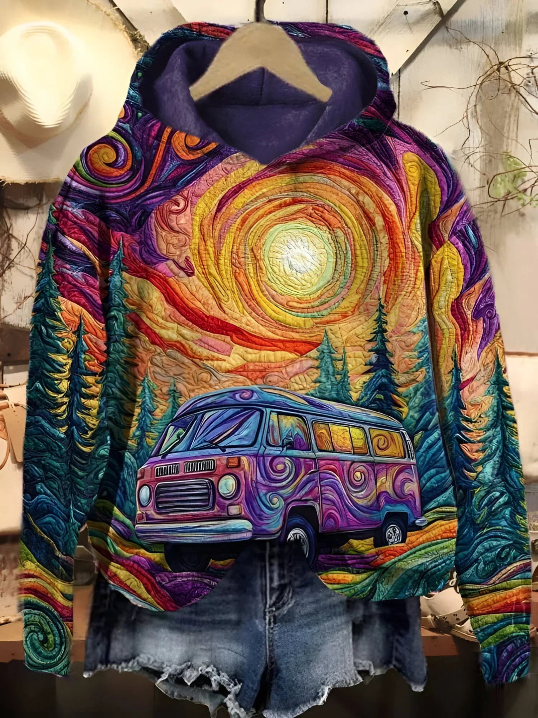 Retro | Hoodies – Vibrant Adventure-Inspired Design