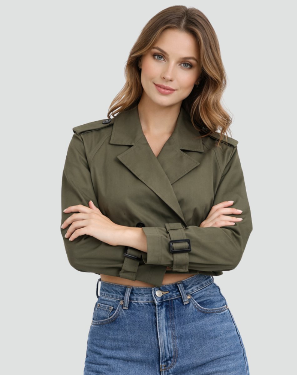 Emma | Short Tailored Trench Coat