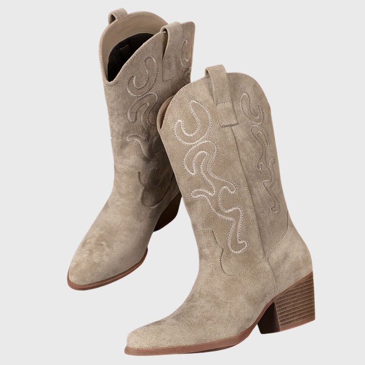 Victoria | Colorful And Stylish Wide-Calf Cowboy Boots