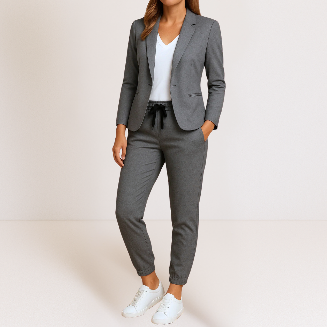 Livia | Elegant And Comfortable Blazer And Jogger Set For Women