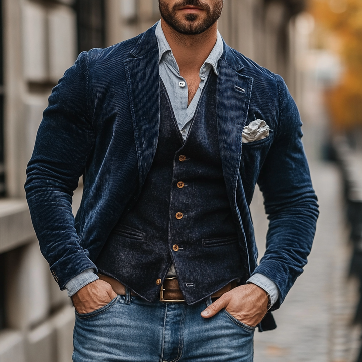 Mason | Timeless Vintage Blazer And Waistcoat For Men