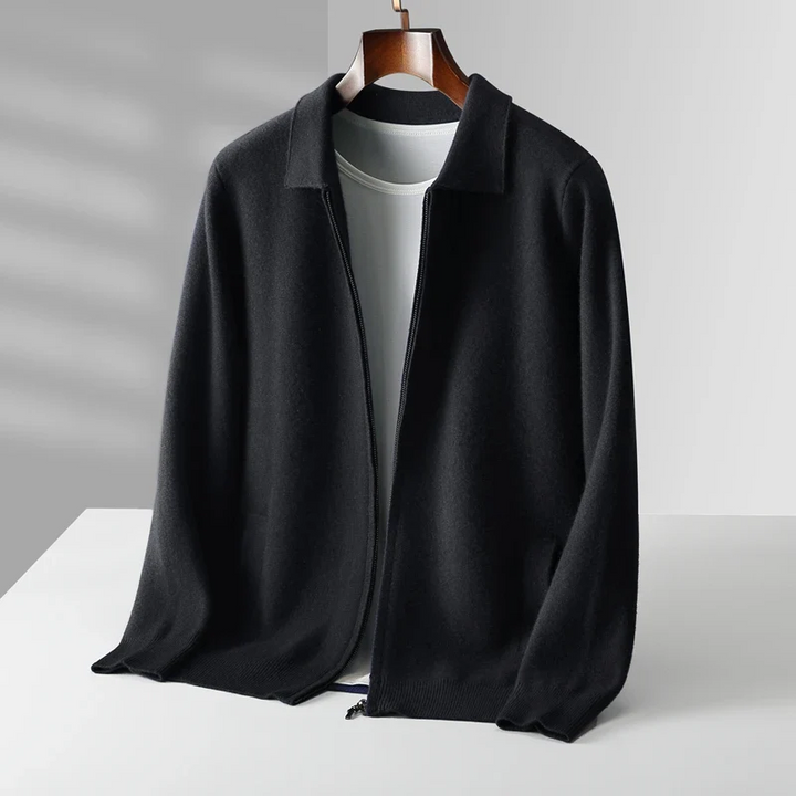 Liam | Modern And Versatile Full-Zip Knit Cardigan