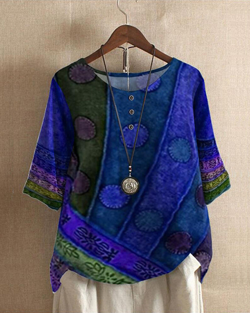 Serena | Relaxed Bohemian Tunic Top