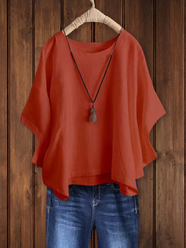 Bella | Relaxed Dolman Sleeve Everyday Tunic Top