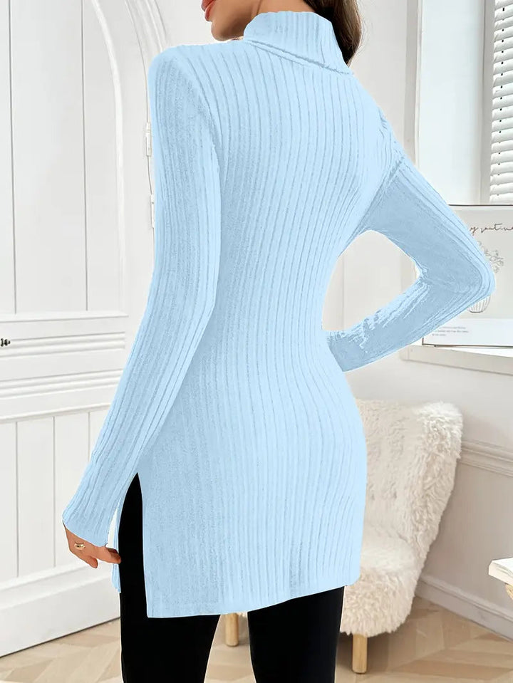 Sarah | Turtleneck Sweater – Elegant Slim Fit Style for Women