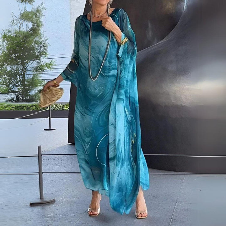 Elena | Elegant Long-Sleeved Dress for Effortless Evening Glamour