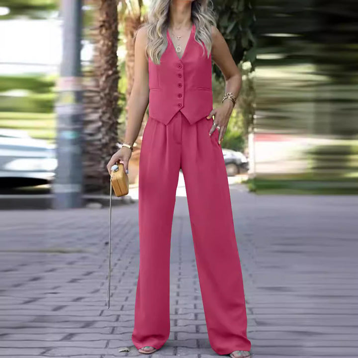 Charlotte | Modern And Versatile Pantsuit Two Piece Set