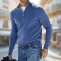 Ethan | Modern Quarter-Zip Knitted Sweater for Everyday Style