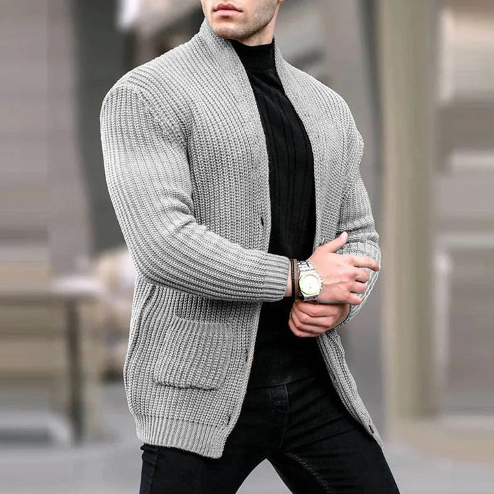 Logan | Contemporary Utility Knit Cardigan For Men