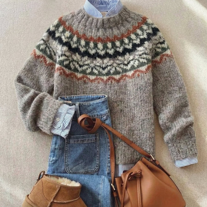 Eleanor | Nordic Heritage Knit Sweater for Women