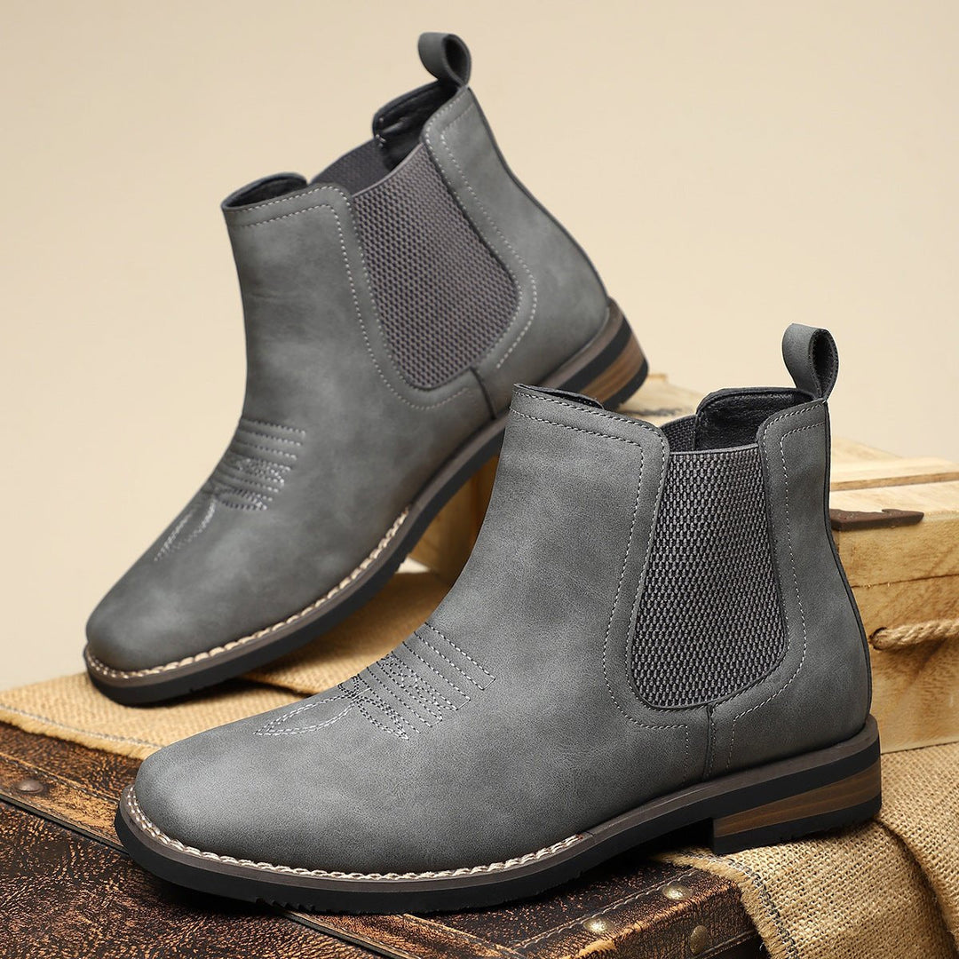 Benjamin | Classic Orthopedic Leather Chelsea Men Boots