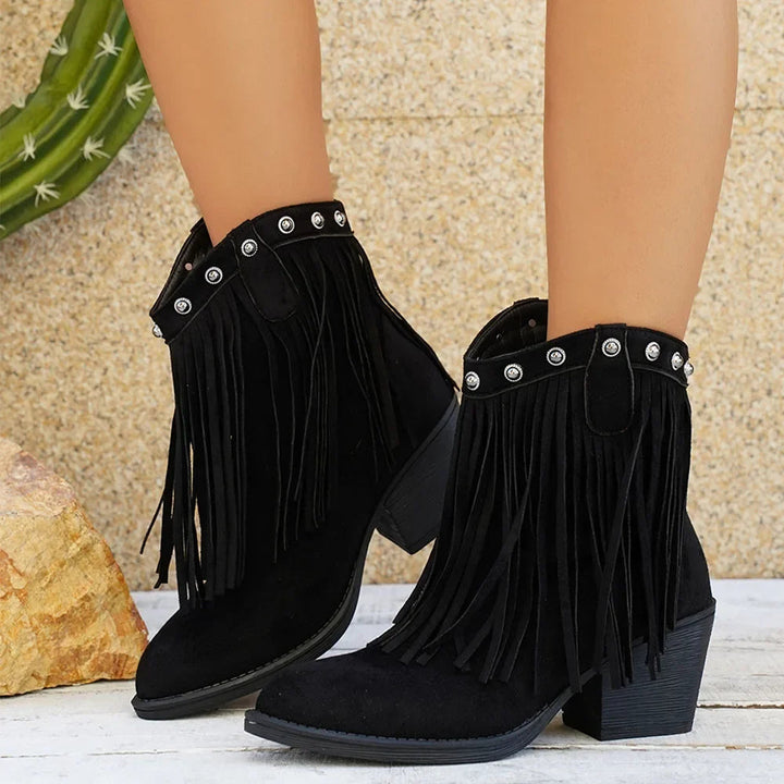 Jessika | Trendy And Classic Wide Calf Cowboy Boots