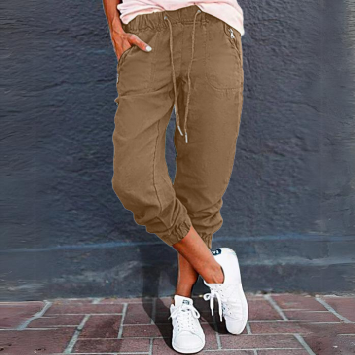 Elena | Modern And Stylish Drawstring Cargo Pants