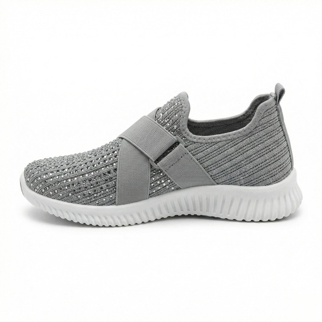 Hannah | Sneakers ortopediche slip-on regolabili con cinturino