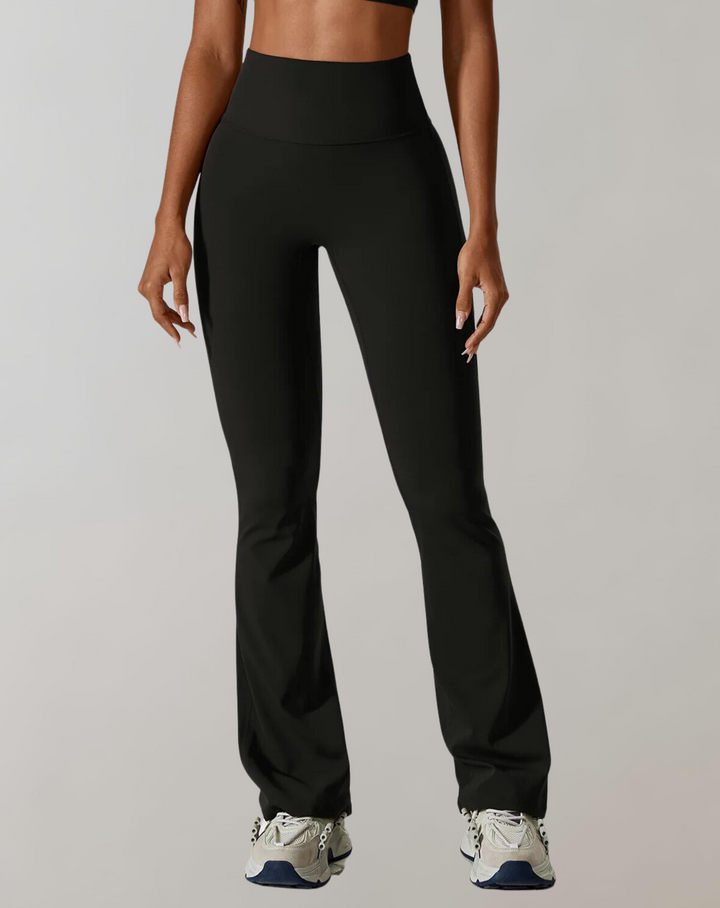 Evelyn | Chic High-Waist Wide Leg Yoga Pants