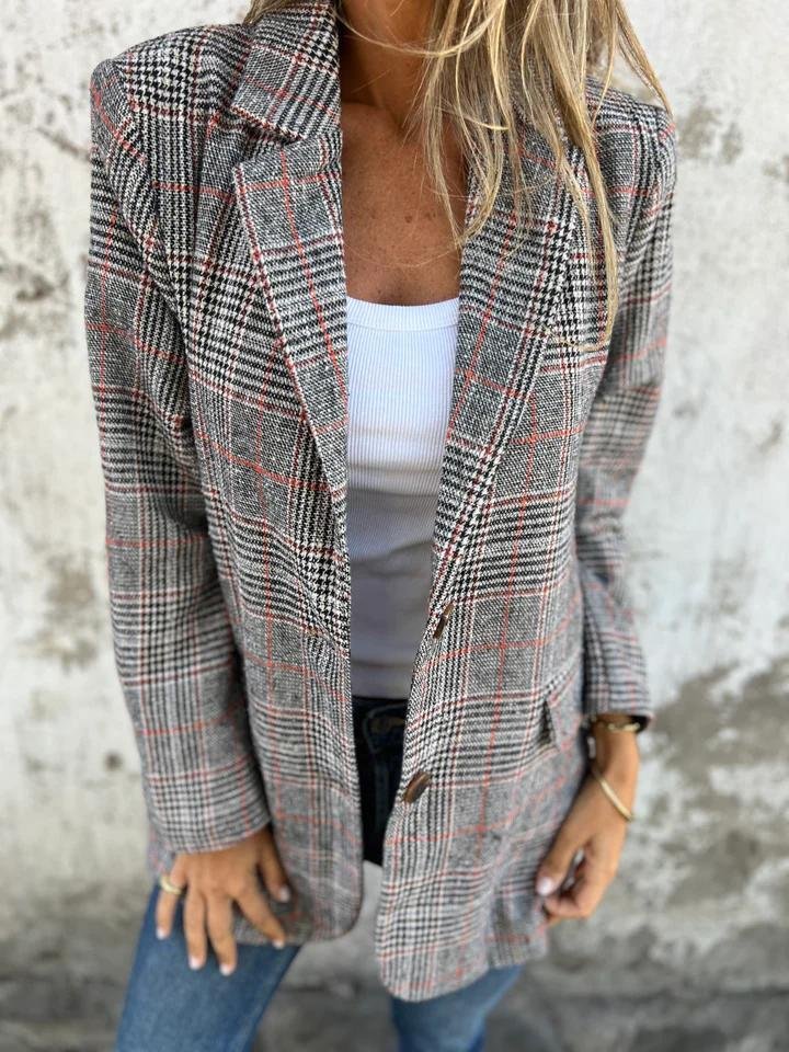 Beatrice | Stylish And Casual Checked Blazer