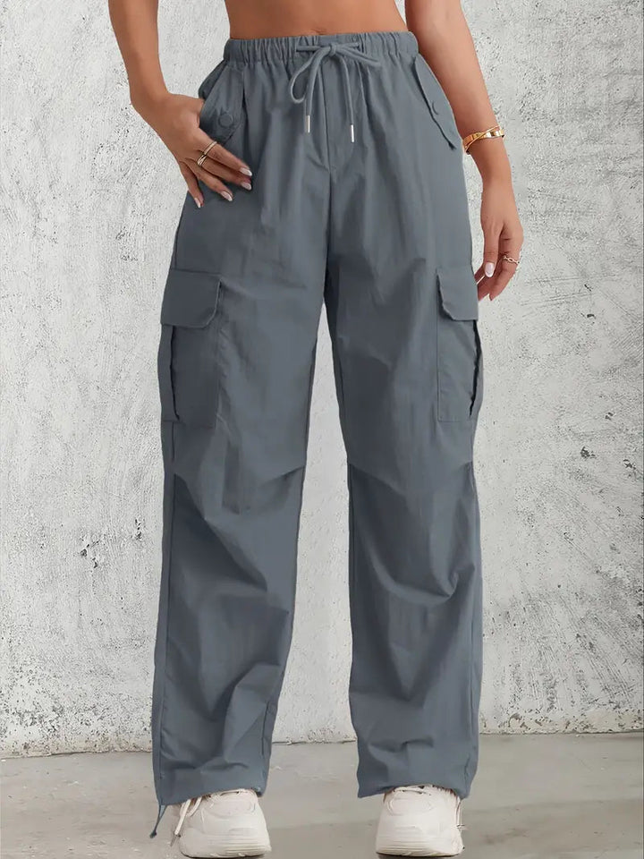 Sophia | Pantaloni cargo eleganti e funzionali con vita elasticizzata