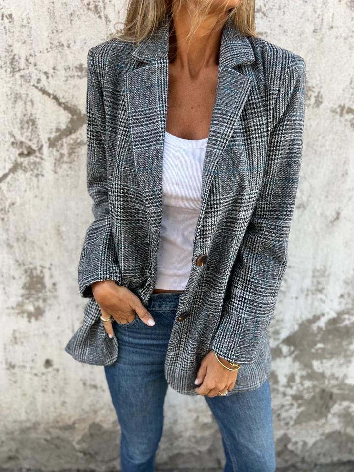 Beatrice | Stylish And Casual Checked Blazer