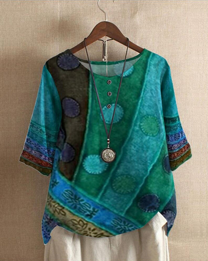Serena | Relaxed Bohemian Tunic Top