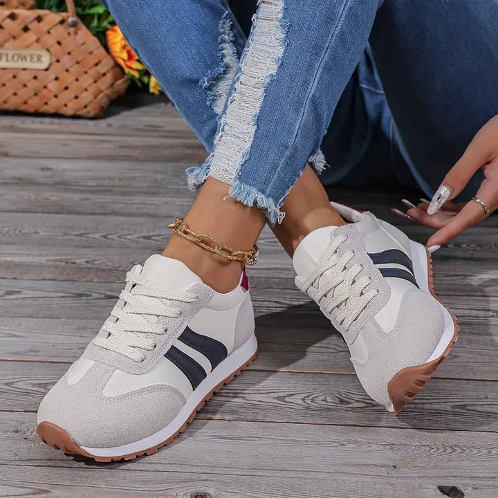 Clara | Orthopedic Stylish Two-Tone Casual Sneakers