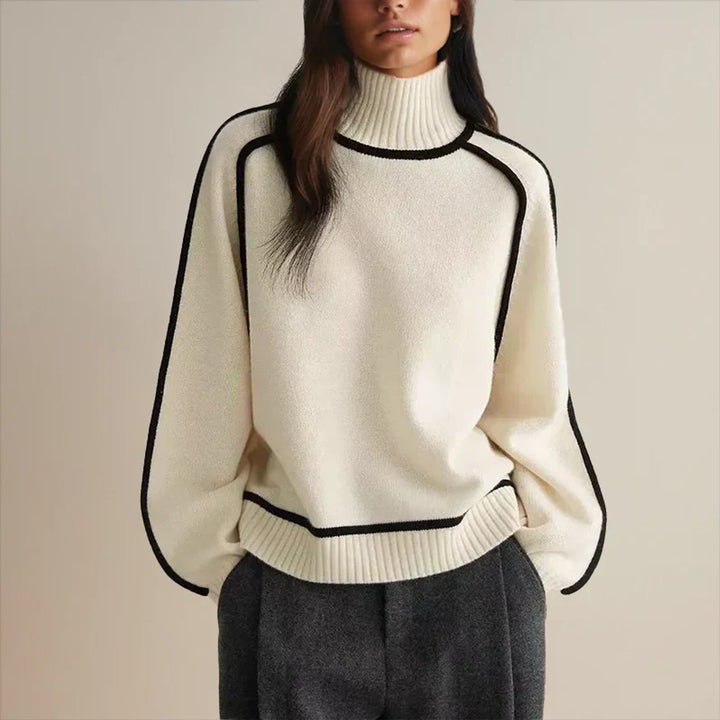 Sophie | Turtleneck Sweater – Elegant Oversized Style for Women