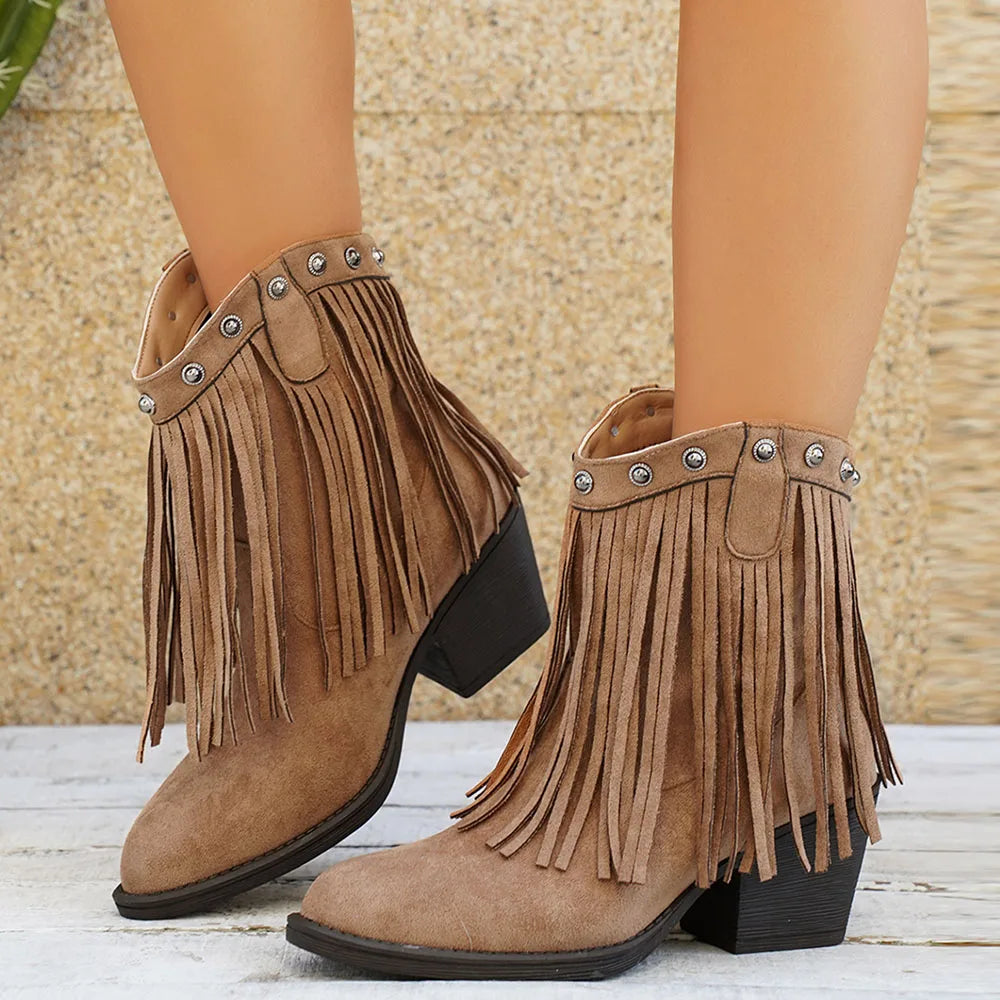 Jessika | Trendy And Classic Wide Calf Cowboy Boots