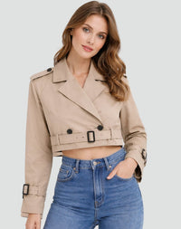 Emma | Short Tailored Trench Coat