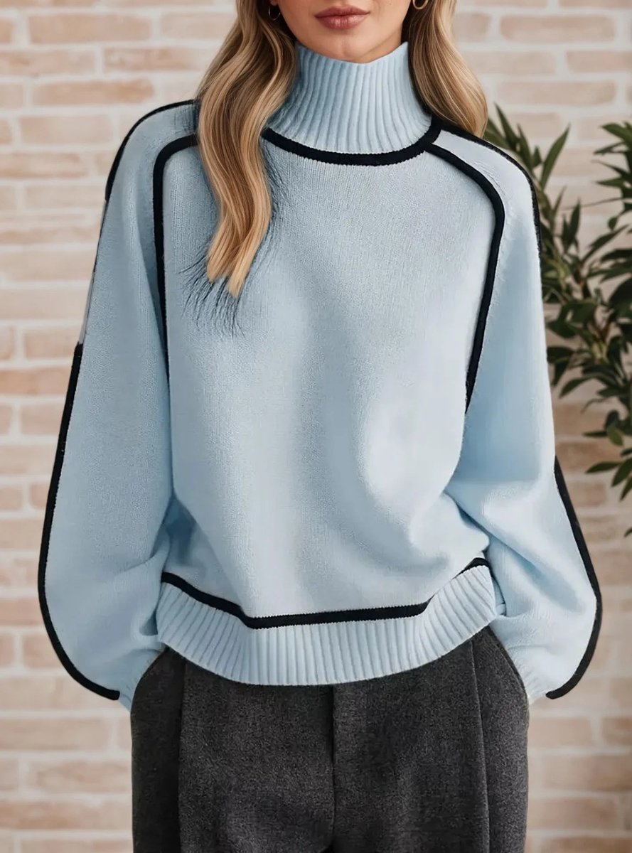 Sophie | Turtleneck Sweater – Elegant Oversized Style for Women