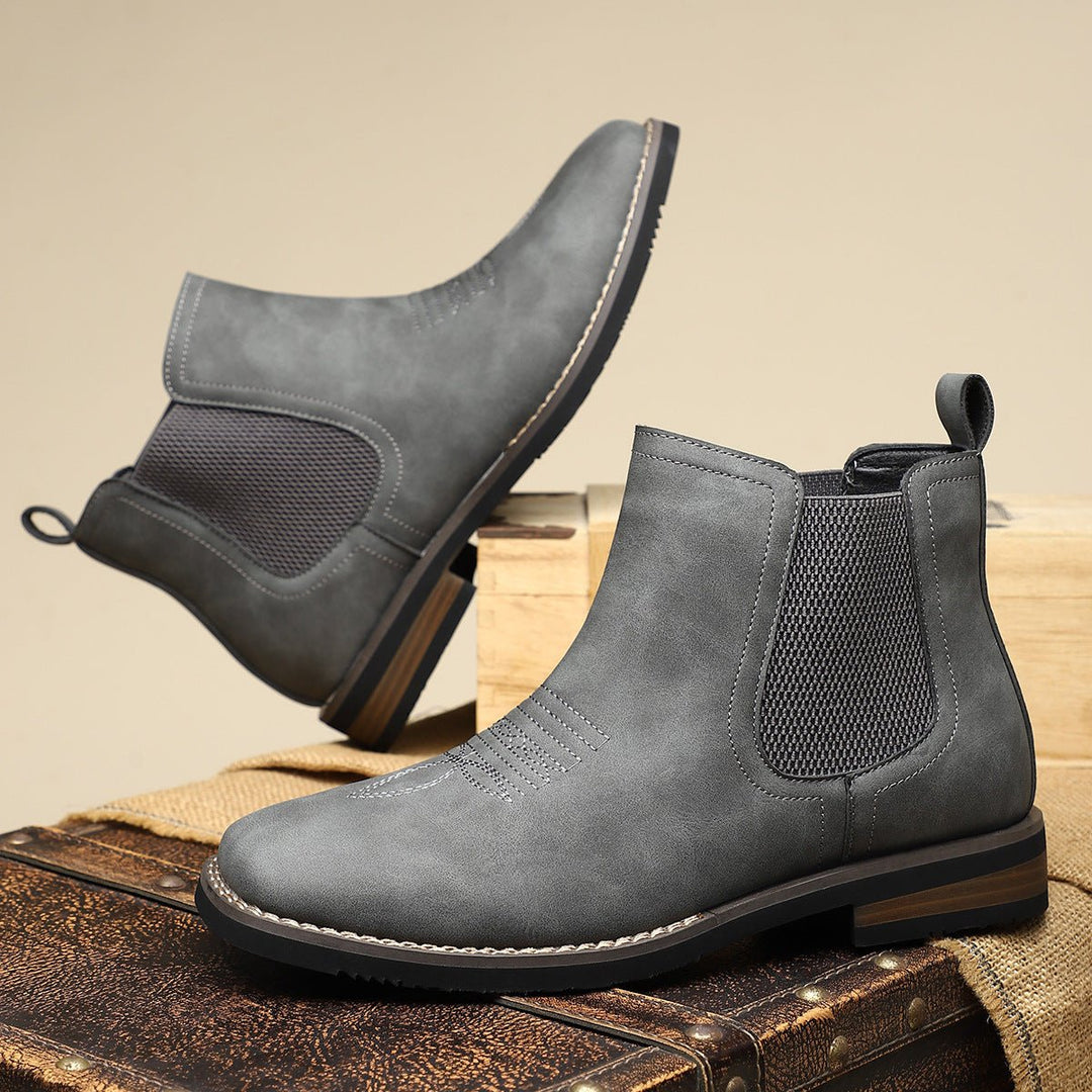 Benjamin | Classic Orthopedic Leather Chelsea Men Boots