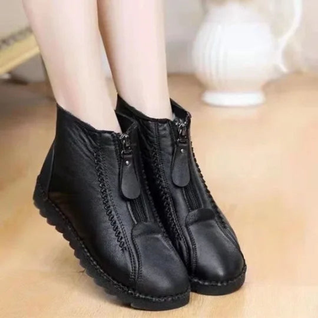 Hazel | Cozy Fleece-Lined Winter Ankle Boots
