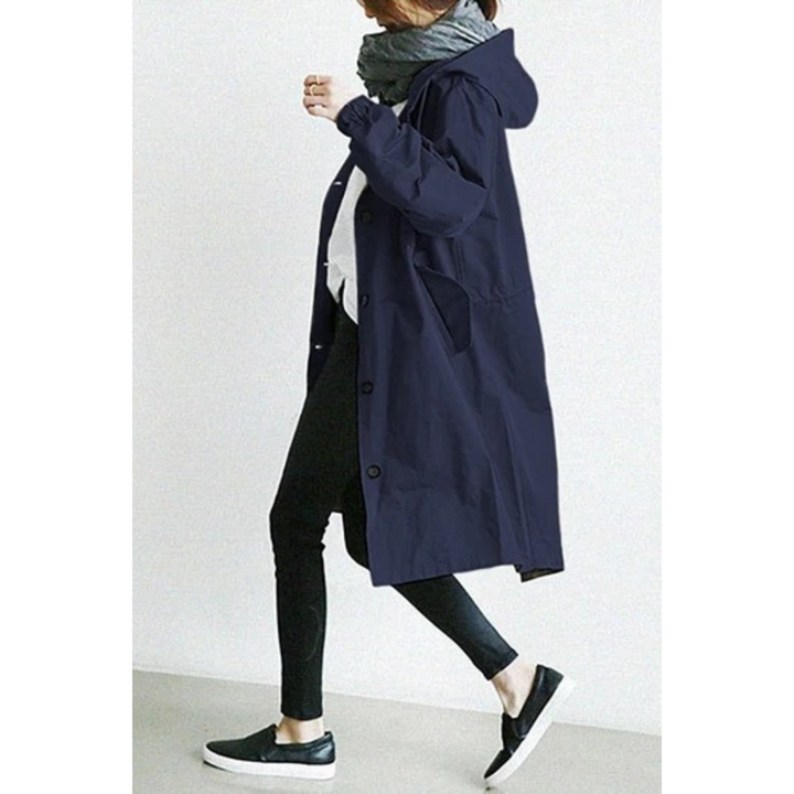 Madeline | Elegant Hooded Trench Coat For Timeless Everyday Style