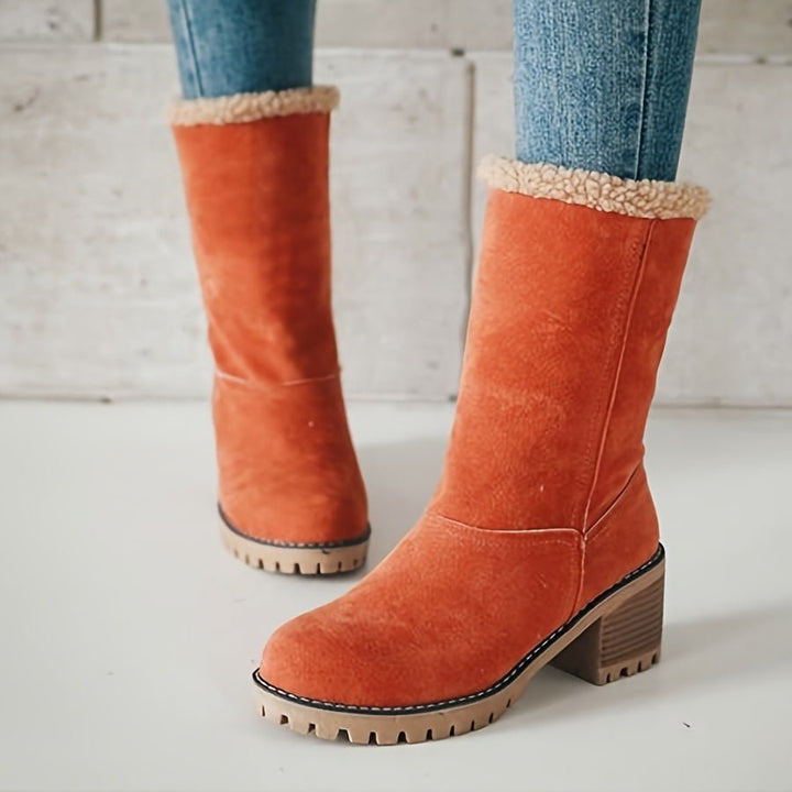 Lea | Unique And Vibrant Mid Calf Boots
