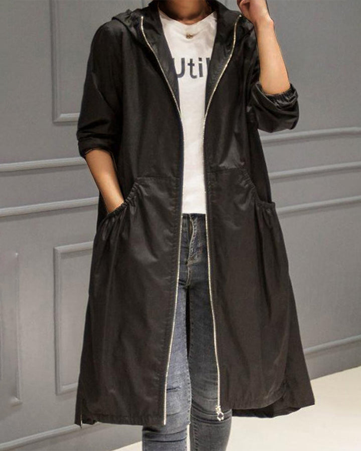 Victoria | Elegant Statement Pleated Trench Coat