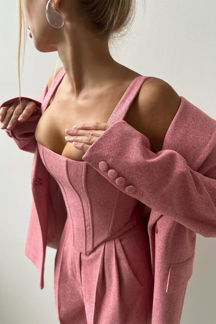 Elena | Elegant And Versatile Three-Piece Blazer Set For Women