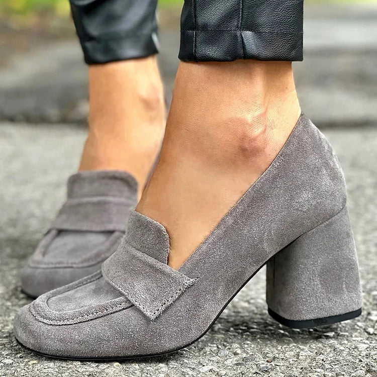 Emily | Elevated Block-Heel Loafers for Refined Everyday Looks