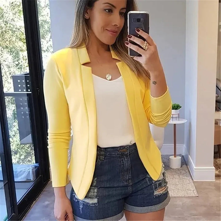 Rose | Modern Belted Draped Blazer with Exposed Seams