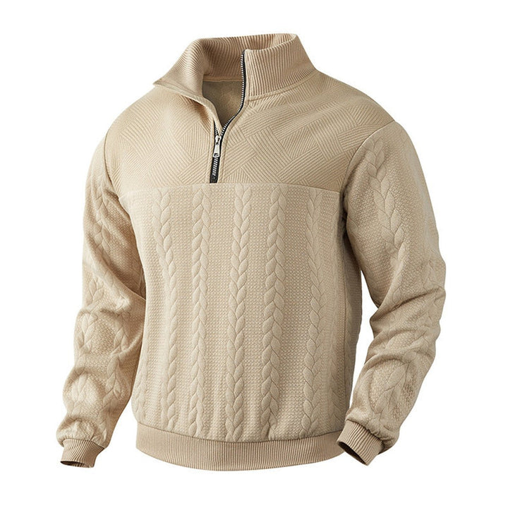 Andreas | Knit Sweater – Stylish Quarter-Zip Design for Men
