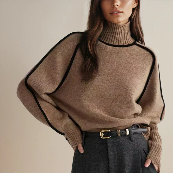 Sophie | Turtleneck Sweater – Elegant Oversized Style for Women