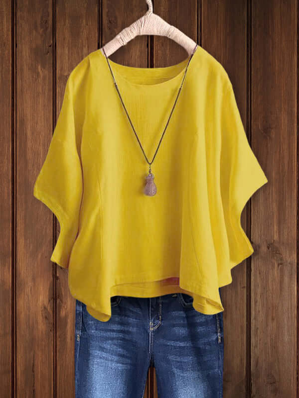 Bella | Relaxed Dolman Sleeve Everyday Tunic Top