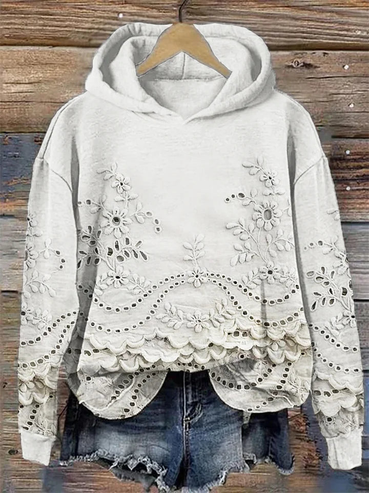 Regine | Floral Hoodie for Women – Cozy & Stylish