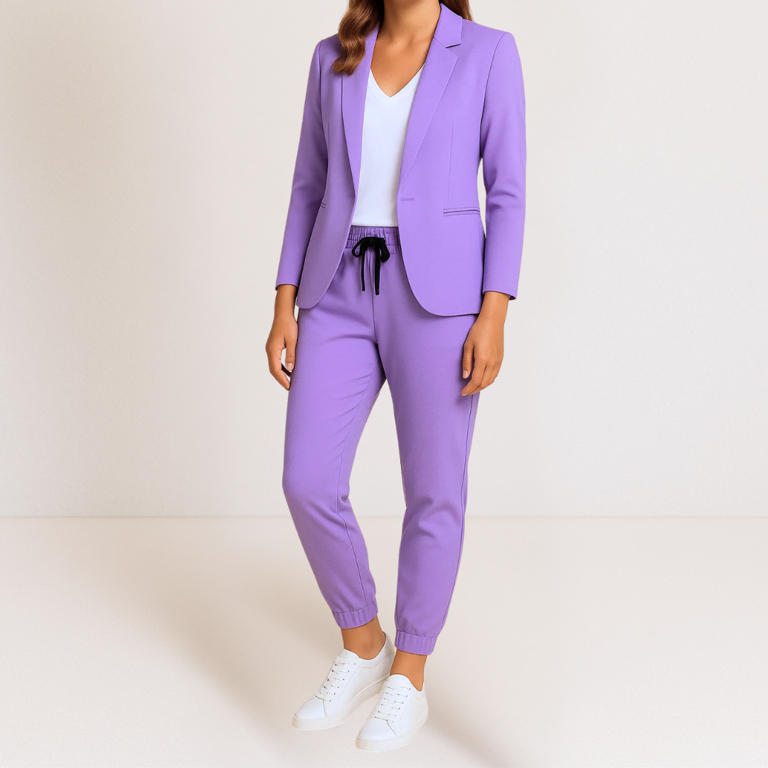 Livia | Elegant And Comfortable Blazer And Jogger Set For Women