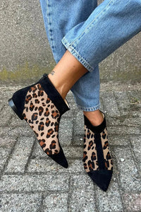 Charlotte | Chic Leopard Print Ankle Boots For Effortless Everyday Style