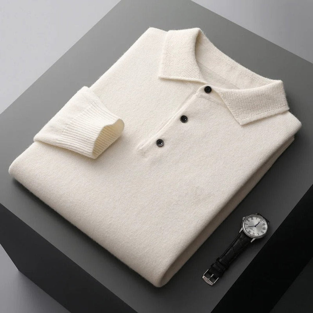 Sebastian | Knitted Sweater – Luxurious Cashmere Style for Men