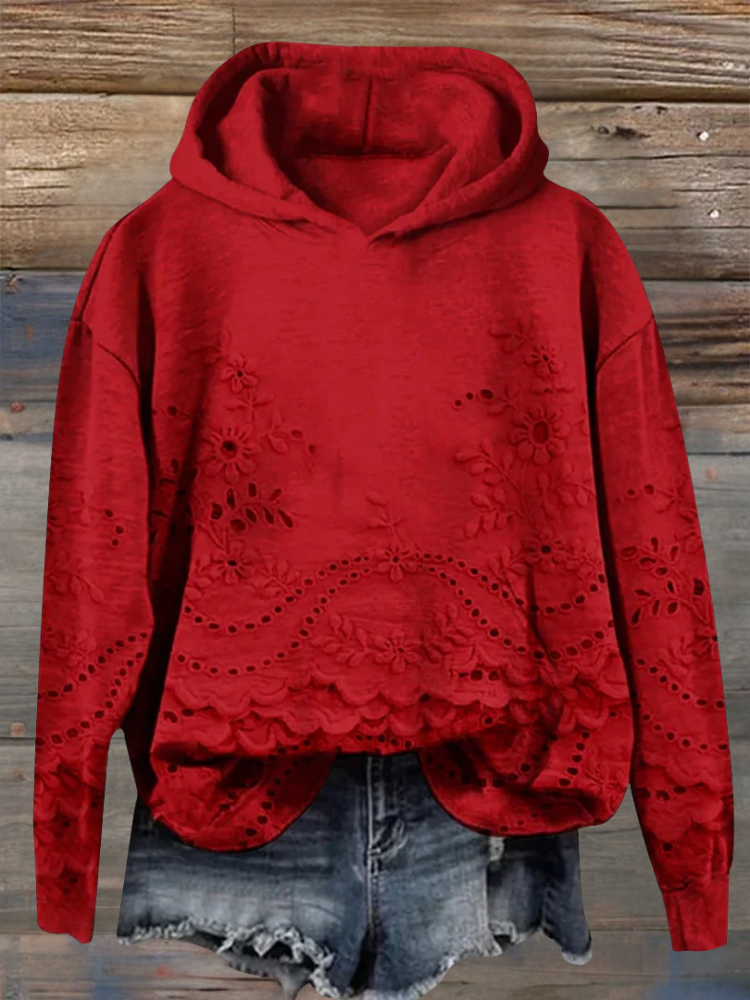 Regine | Floral Hoodie for Women – Cozy & Stylish