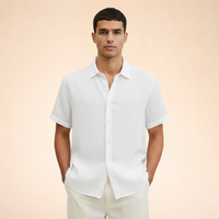 Alexander| Elegantes und Atmungsaktives Herren-Leinenhemd