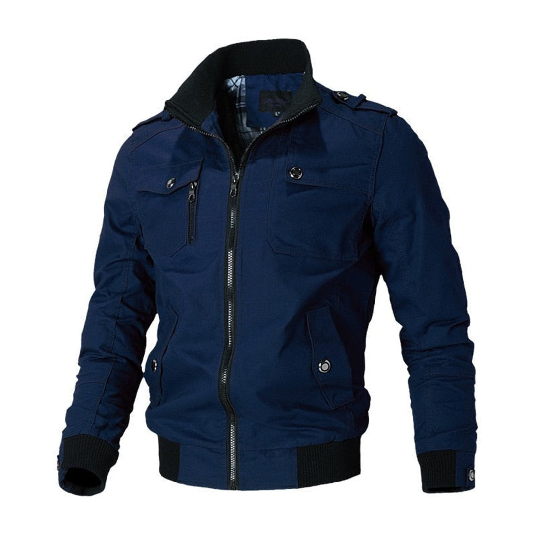 Marcus | Klassische militärische Utility-Bomberjacke