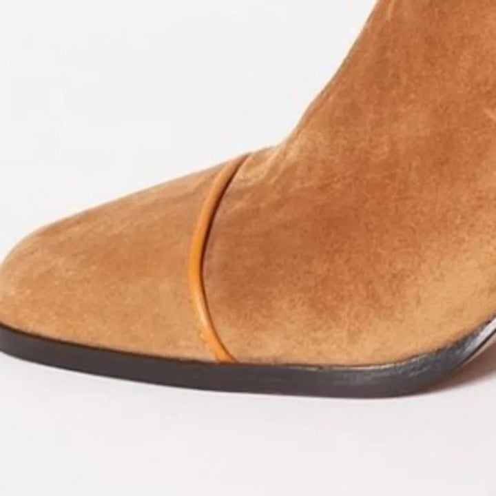 Ruby | Vibrant Statement Block-Heel Ankle Boots